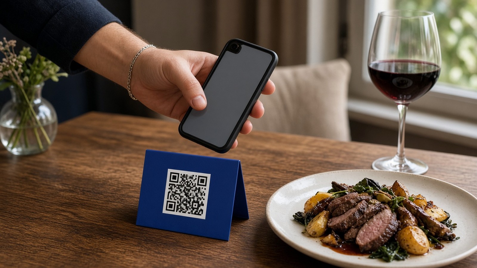 A Google review QR code for your restaurant (that you can still change later)